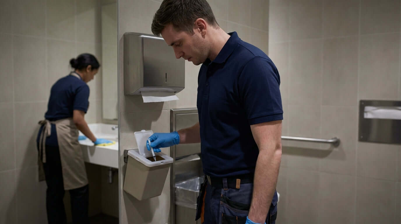Protecting Your Cleaning Crew: The Hidden Dangers of Improper Sharps Disposal.