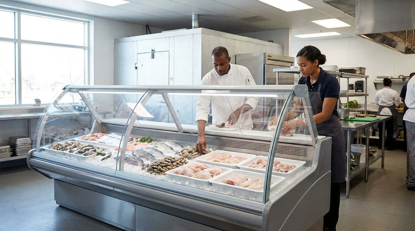 Seafood And Poultry Display Case Features | Key Features – chefstop.ca