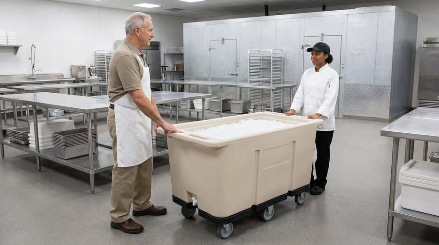Stop Melting Profits: How Insulated Ice Transport Carts Save You Money