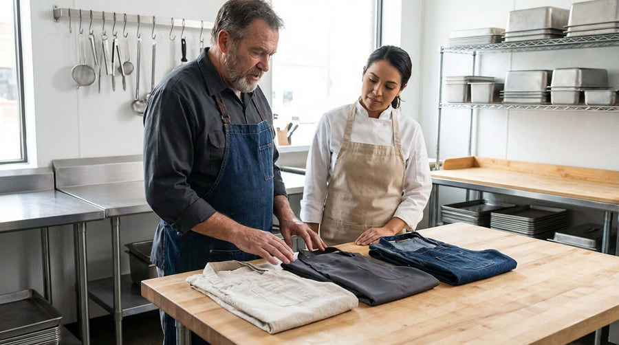 Cotton vs. Poly-Blend vs. Denim: Whats the Best Fabric for Your Kitchen Aprons?
