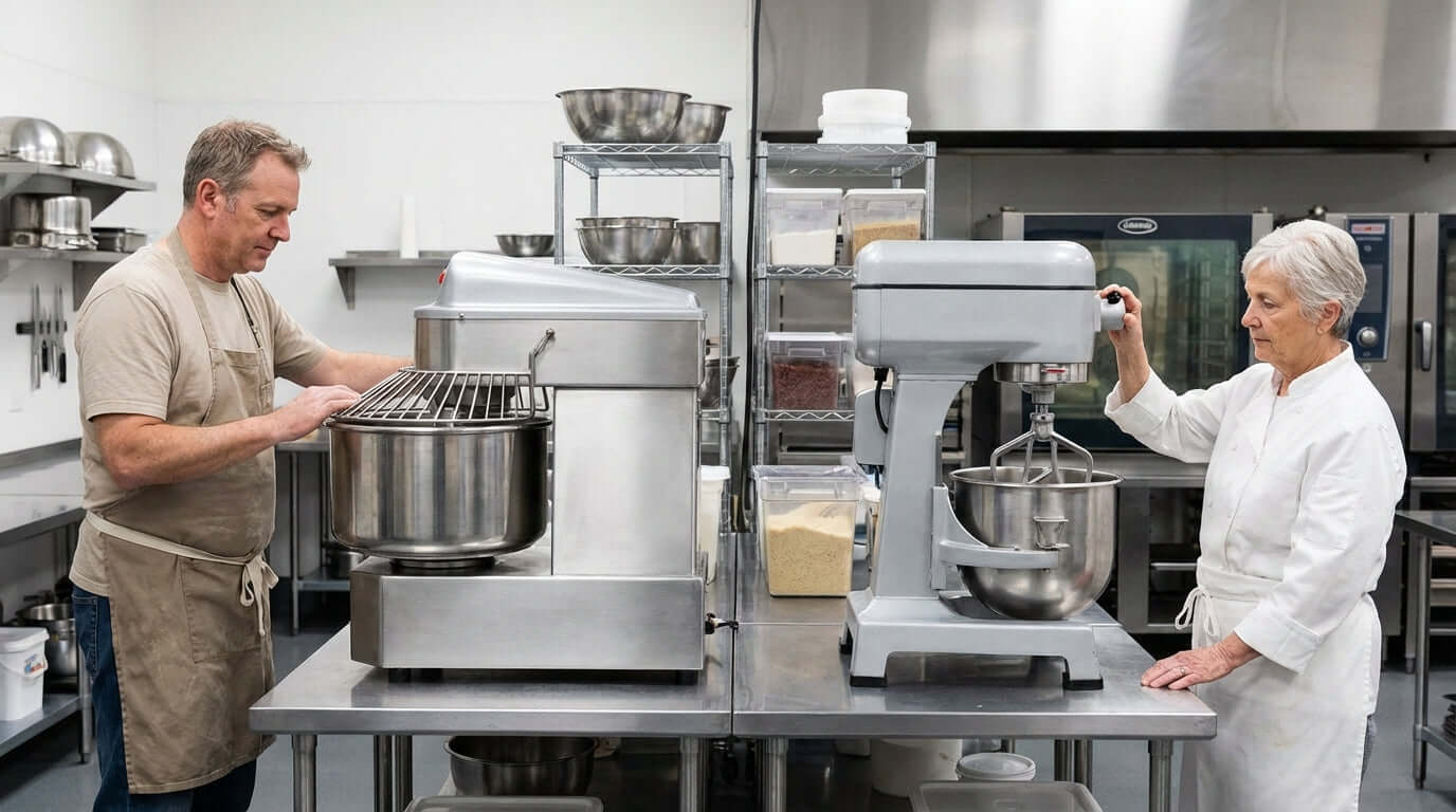 Spiral Mixer vs. Planetary Mixer: Which is Right for Your Bakery?