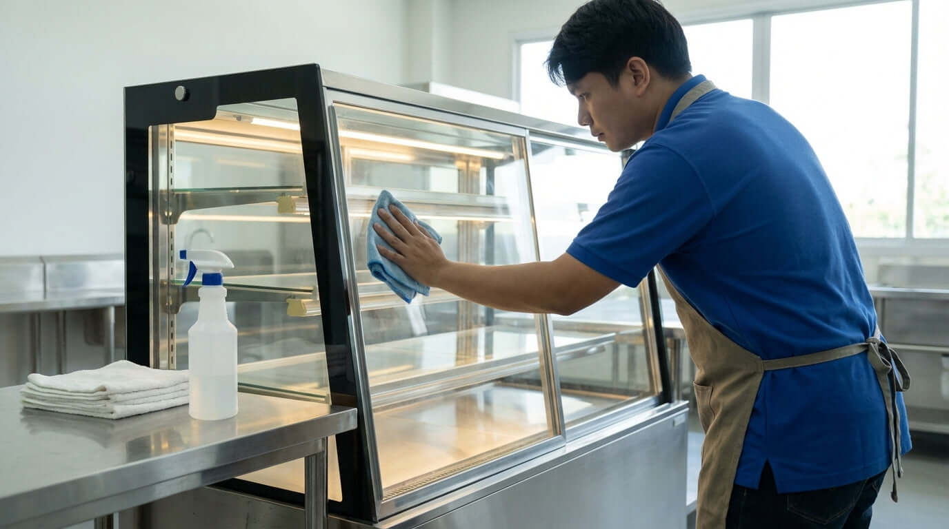 How to Keep Your Bakery Display Case Sparkling Clean and Hygienic