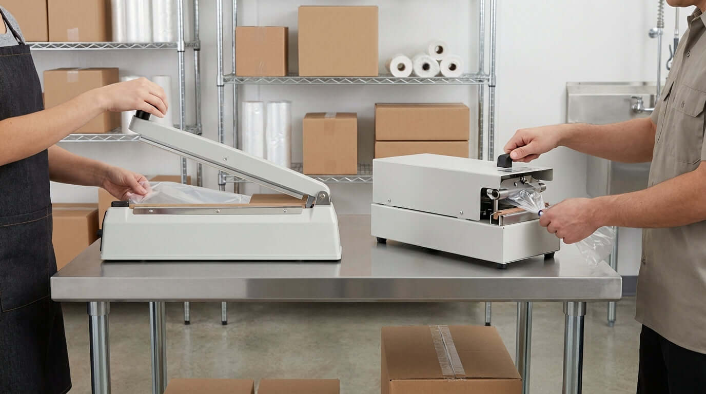 Impulse Sealer vs. Neck Sealer: Which Bag Sealing Solution is Right for Your Business?