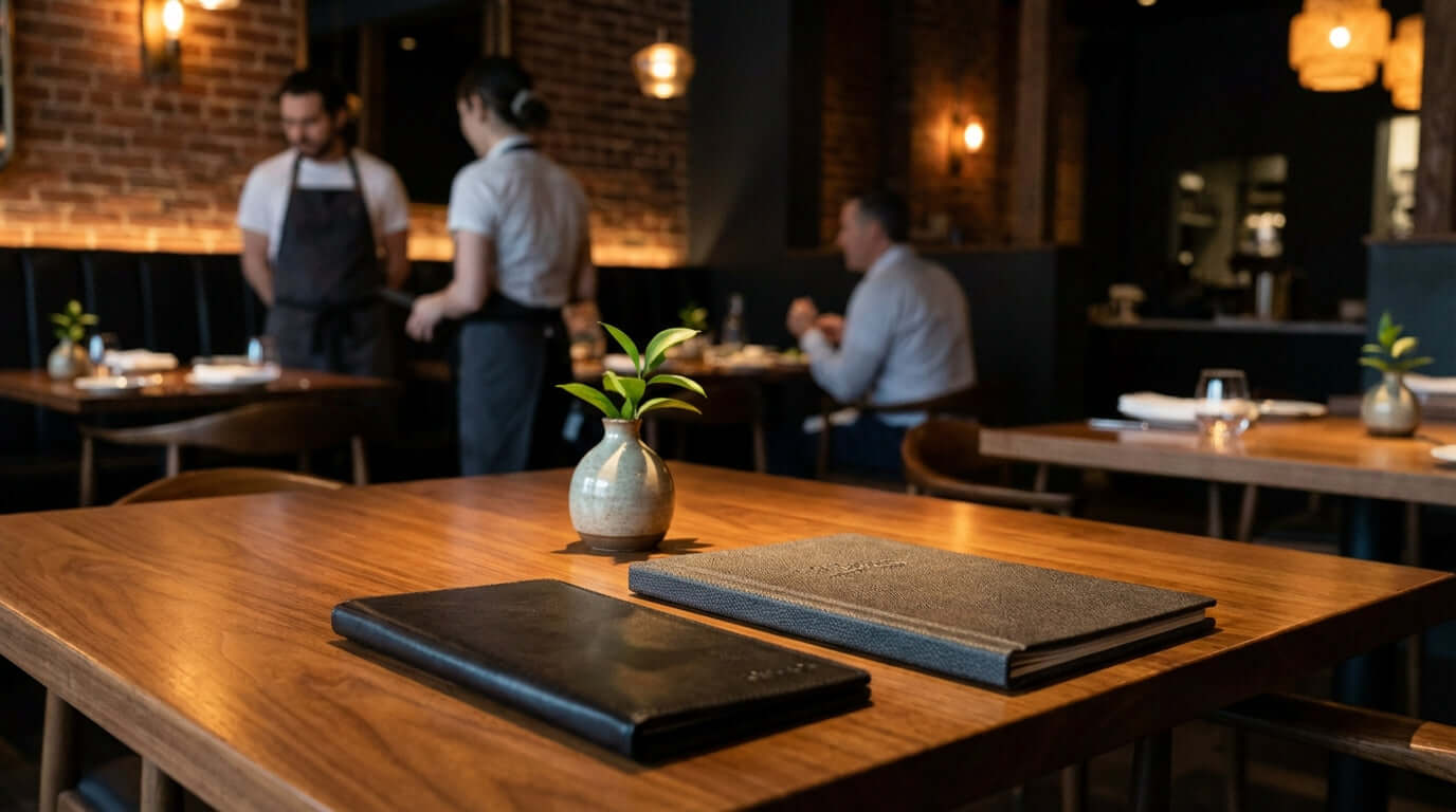 Creating a Cohesive Look: Matching Your Check Holders with Menus and Restaurant Decor