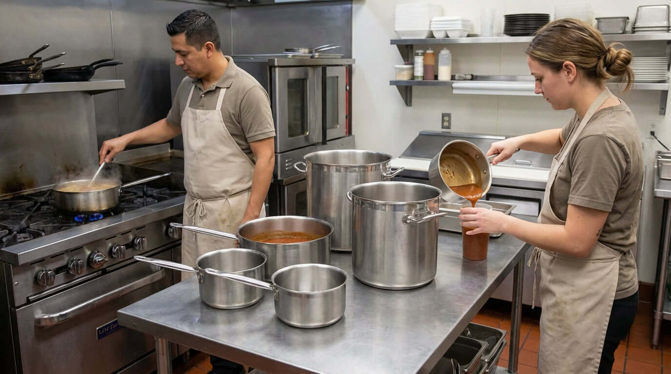 Sizing it Right: An Essential Guide to Sauce Pot Capacities for Your Restaurant
