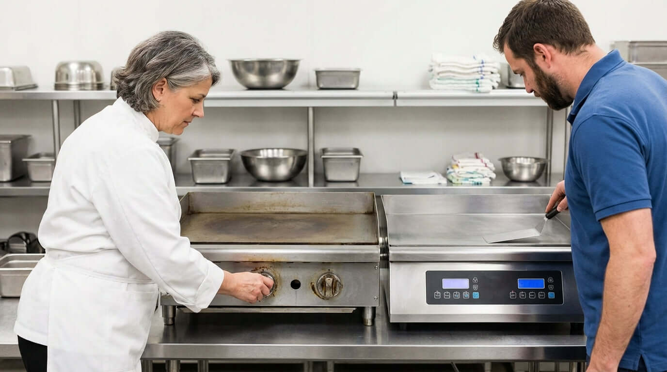 Thermostatic vs. Manual Griddles: A Chefs Guide to Temperature Control