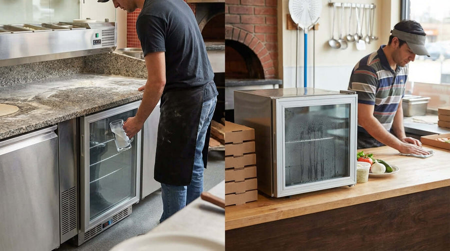 Sous le comptoir vs. comptoir : Quel givrage en verre convient à votre espace?