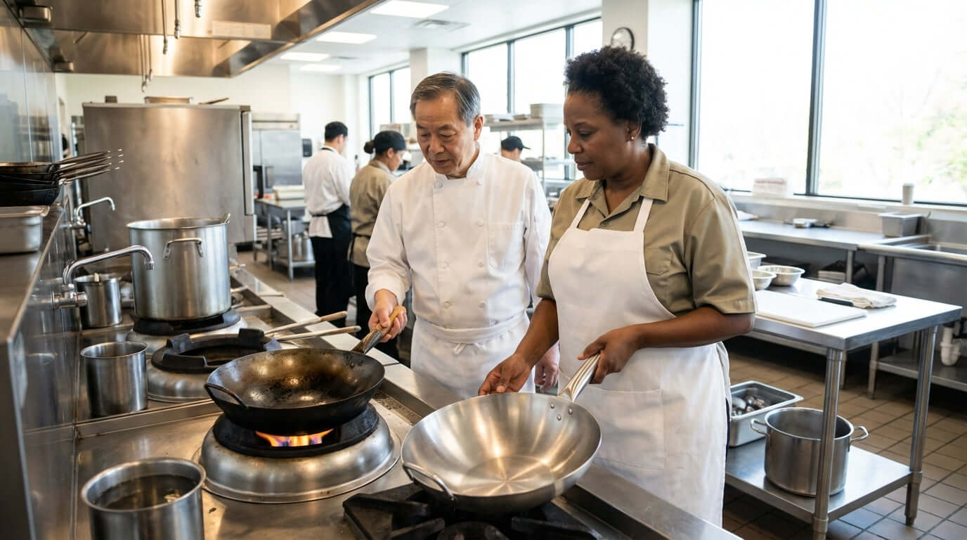 Carbon Steel vs. Stainless Steel: Choosing the Right Commercial Wok for Your Restaurant