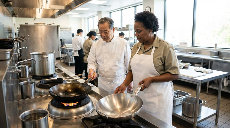 Carbon Steel vs. Stainless Steel: Choosing the Right Commercial Wok for Your Restaurant
