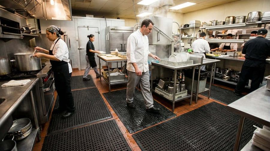 Slips, Trips, and Falls: Why Non-Slip Anti-Fatigue Mats are a Non-Negotiable for Restaurant Safety