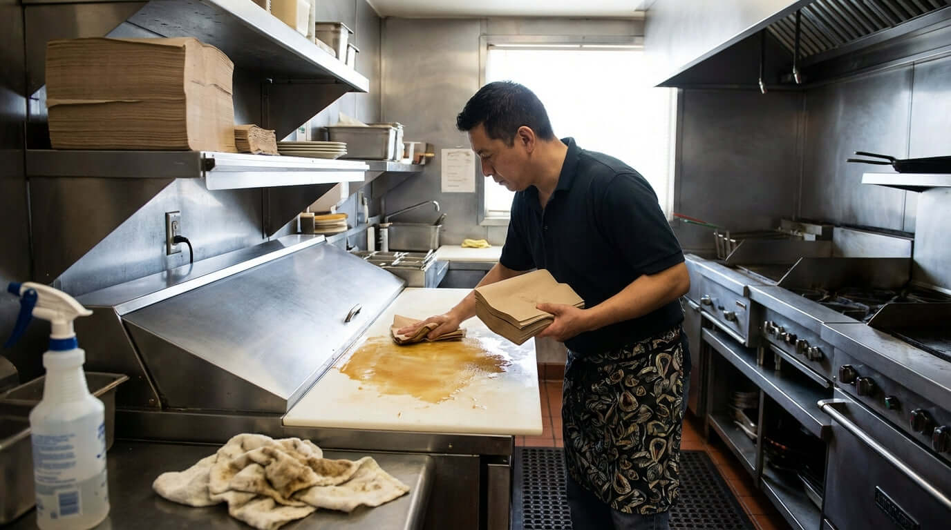 Spills, Splatters, and Sanitation: The Best Paper Towel Solutions for a Commercial Kitchen