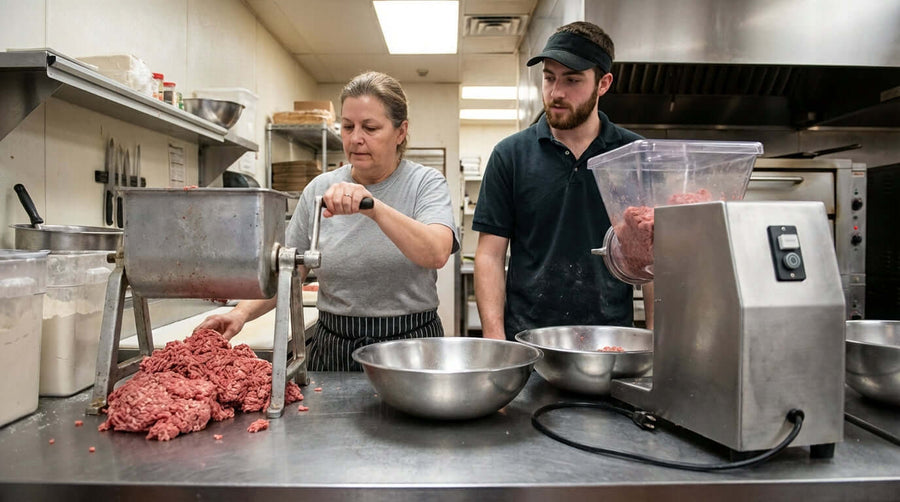 Manual vs. Electric Meat Mixers: Which One is Right for Your Business?