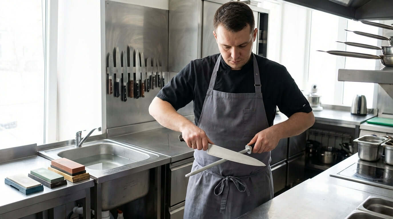 The Ultimate Guide to Sharpening and Honing Commercial Knives
