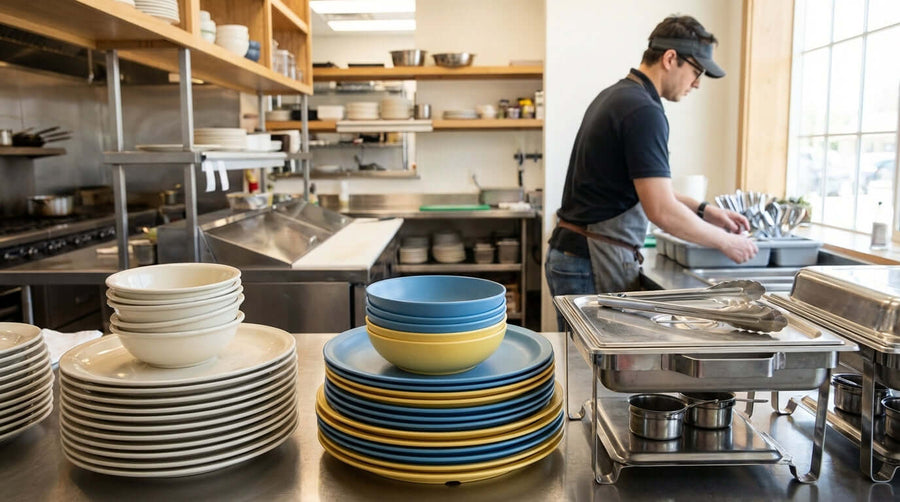 Material Matters: Choosing Between Porcelain, Melamine, and Stainless Steel
