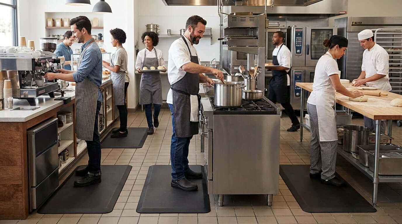 Stand Up for Your Staff: How Anti-Fatigue Mats Contribute to Employee Wellness and Retention