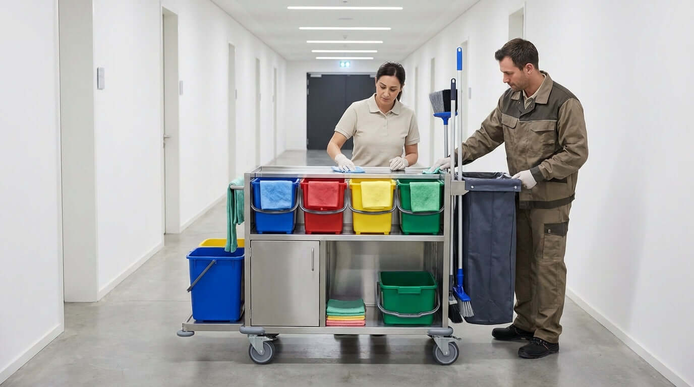 Beyond Clean: Preventing Cross-Contamination with Your Housekeeping Trolley
