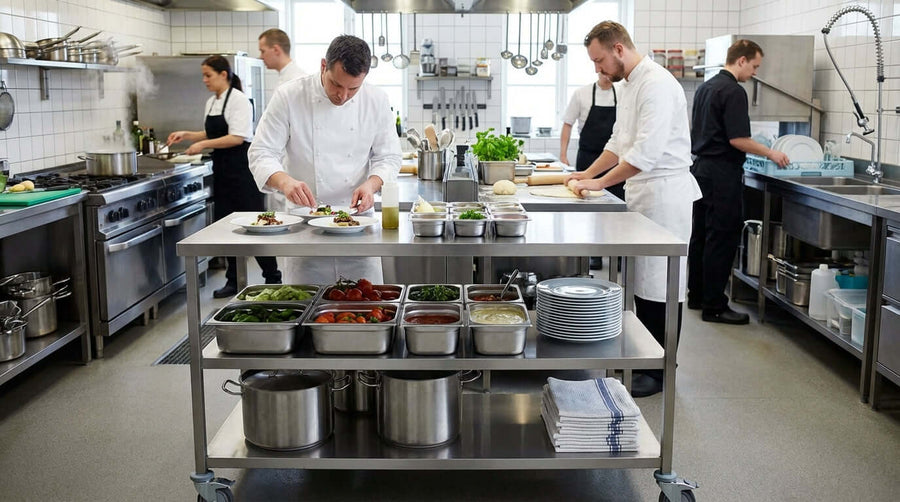 5 Ways Utility Carts Can Revolutionize Your Kitchen Workflow