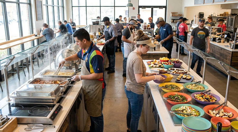 Stainless Steel vs. Melamine: Choosing the Right Buffetware Material for Your Business