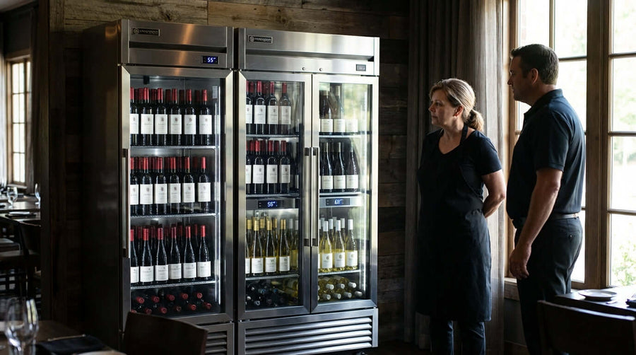 Single-Zone vs. Dual-Zone: Selecting the Perfect Commercial Wine Cooler