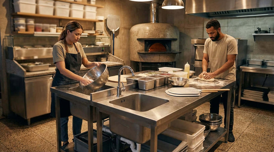 A Buyers Guide: How to Choose the Perfect Commercial Work Table with a Sink
