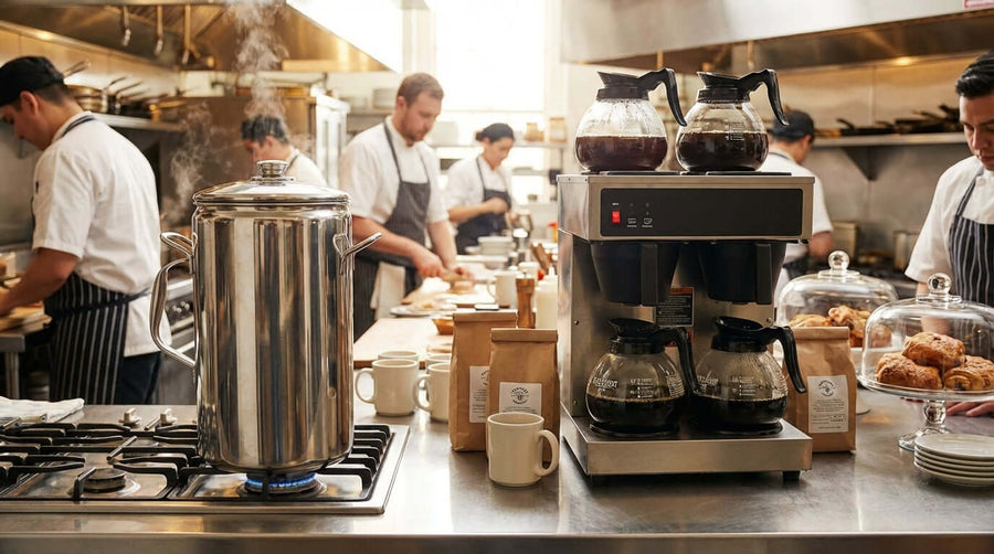 Percolator vs. Drip: Which Brewer is Best for Your Business?