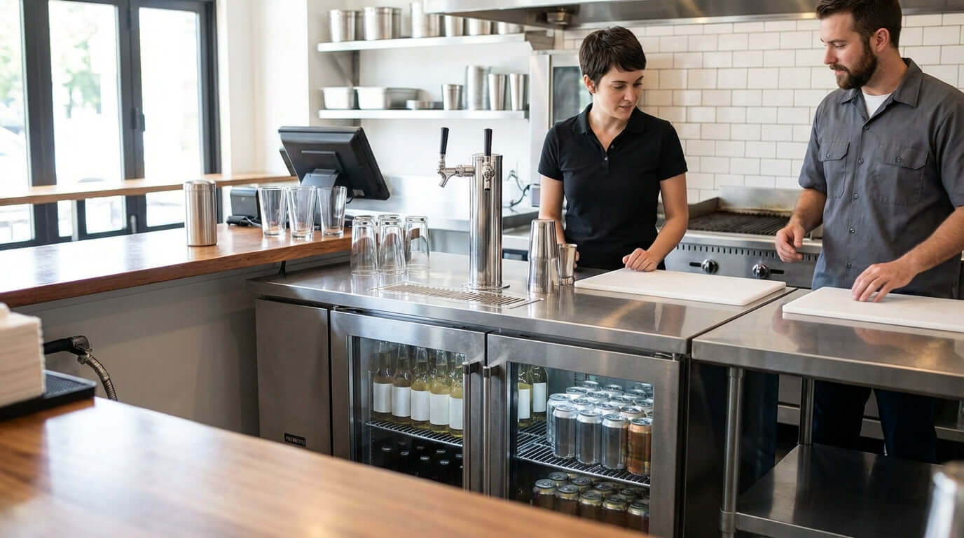 Maximizing a Small Footprint: A Guide to Efficient Undercounter Bar Refrigeration