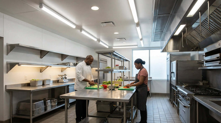 Kitchen Lighting Essentials: A Checklist for Safety, Efficiency, and Health Code Compliance