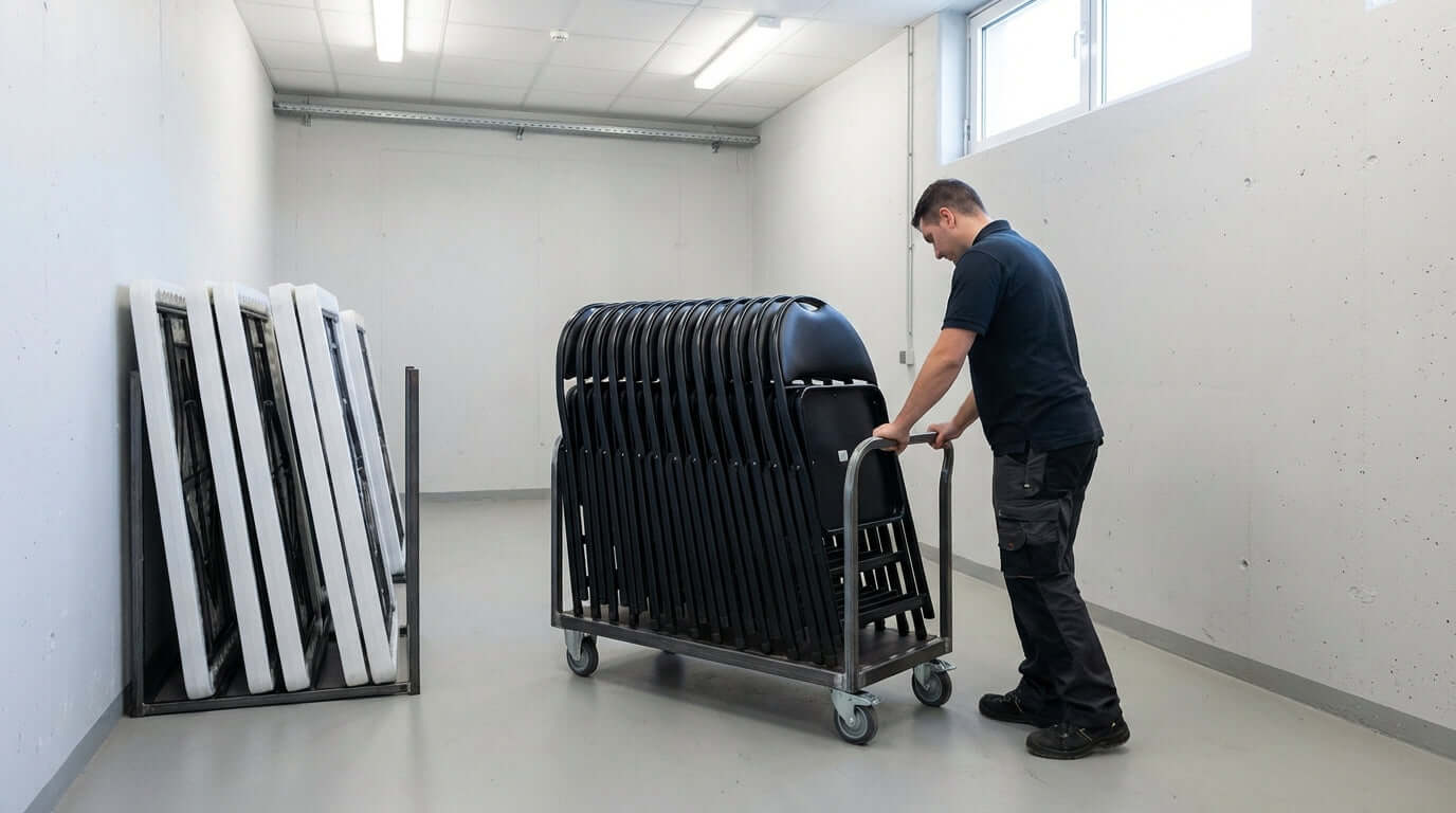 Small Space, Big Impact: Smart Storage Solutions for Your Folding Tables and Chairs