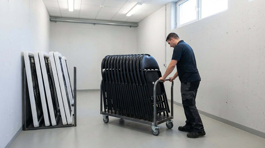 Small Space, Big Impact: Smart Storage Solutions for Your Folding Tables and Chairs