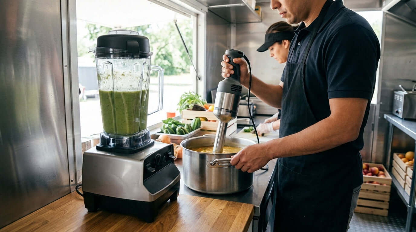 Countertop vs. Immersion Blender: Which is Right for Your Restaurant Task?