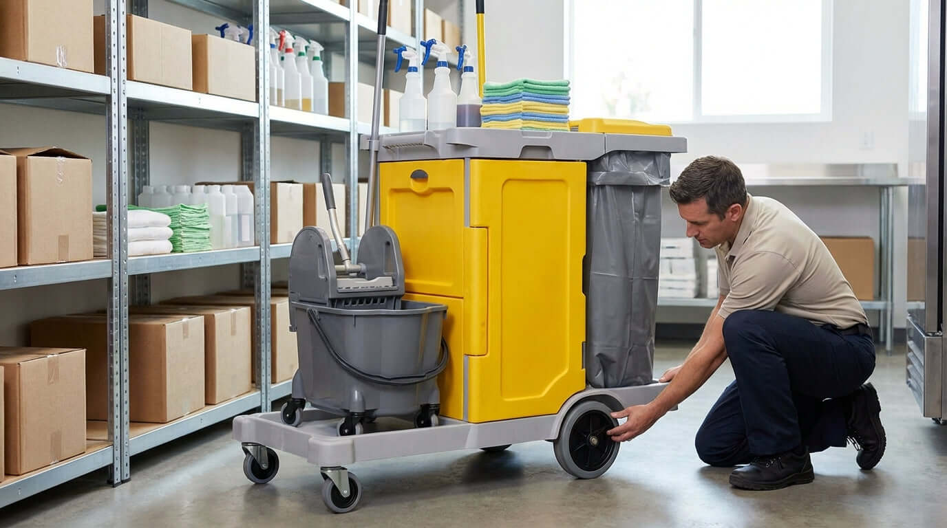 Keep it Rolling: A Simple Maintenance Checklist for Your Commercial Cleaning Carts