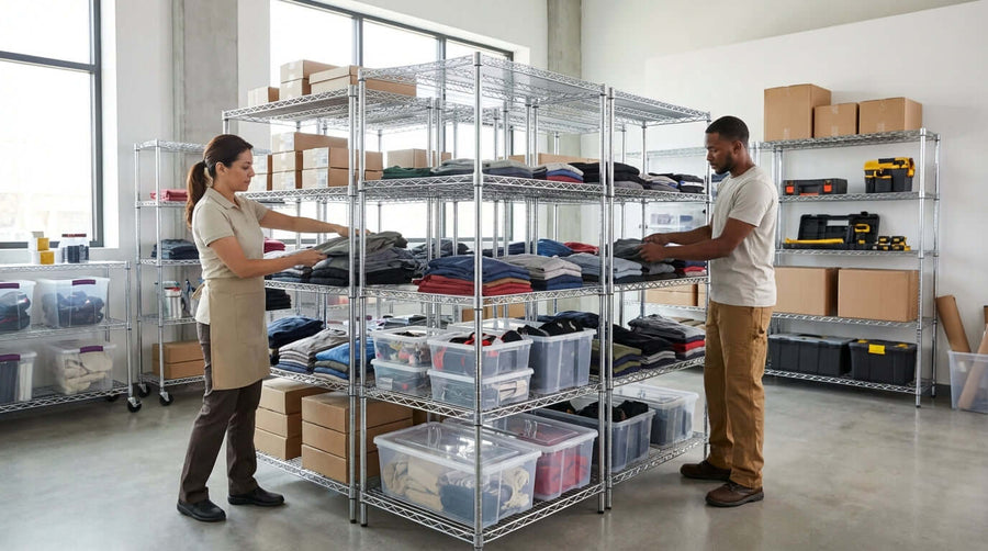 Beyond the Kitchen: 7 Creative Ways to Use Chrome Shelving in Your Business