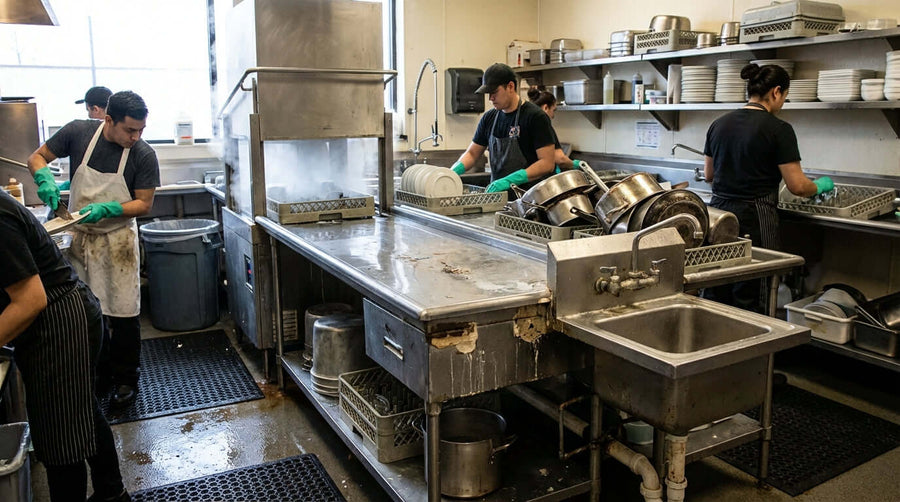 5 Signs Your Kitchens Dishwashing Area Needs a Dishtable Upgrade