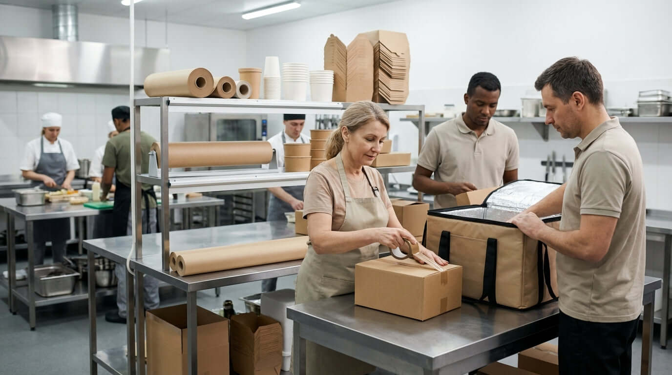 From Kitchen to Customer: How to Set Up an Efficient Packaging Station