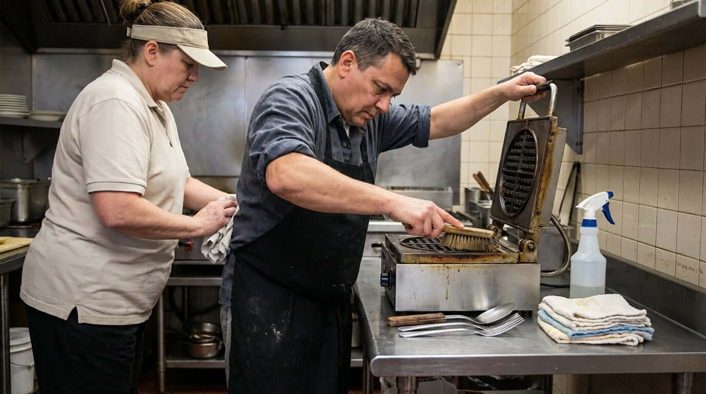 Keep it Golden: A Step-by-Step Guide to Cleaning and Maintaining Your Waffle Iron