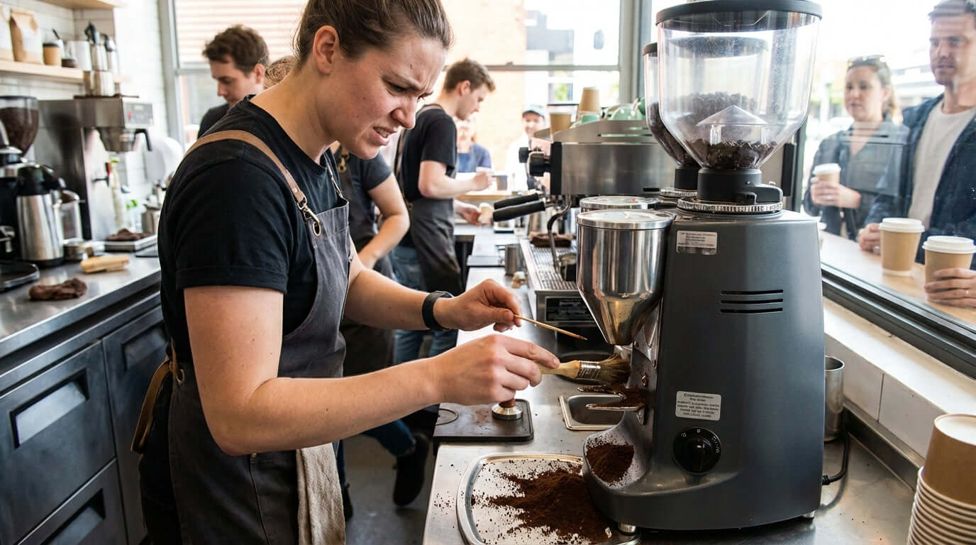 A Baristas Nightmare: How to Fix a Clogged or Static-Filled Coffee Grinder Spout