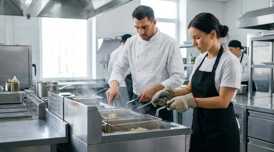 5 Procédures de sécurité essentielles en cuisine pour la manipulation de l’huile de cuisson chaude