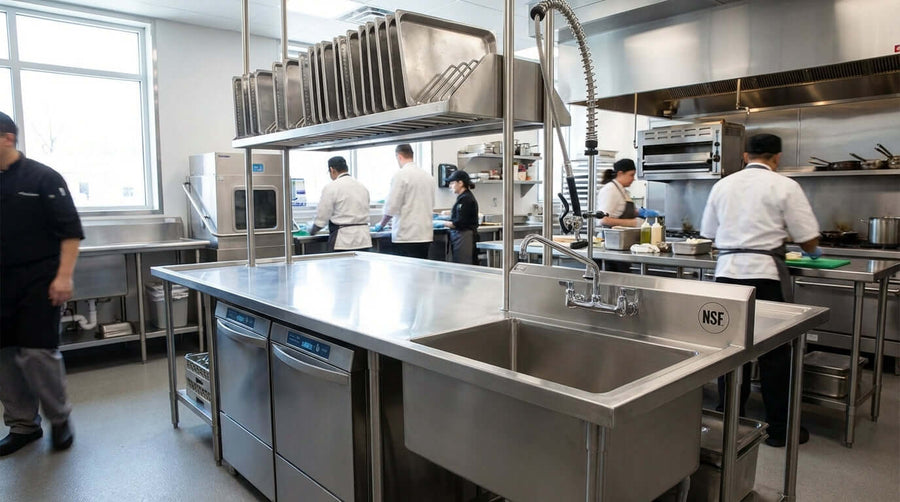 Are Your Dishtables Up to Code? The Importance of NSF Certification and Sanitary Design