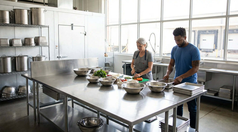 Le guide ultime pour choisir la bonne table de travail commerciale avec crédence