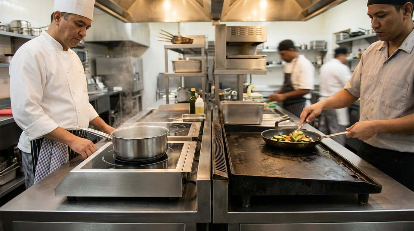 Induction vs. Cast Iron: Which Commercial Hot Plate is Right for Your Kitchen?