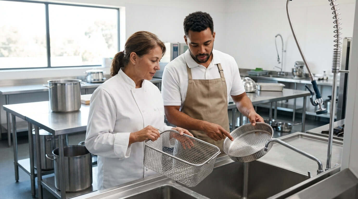 Choosing the Right Pre-Rinse Basket: A Buyers Guide for Commercial Kitchens