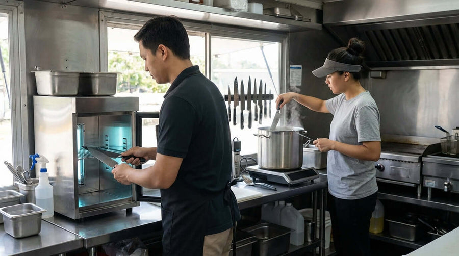 UV vs. Hot Water: Choosing the Right Knife Sanitizer for Your Kitchen