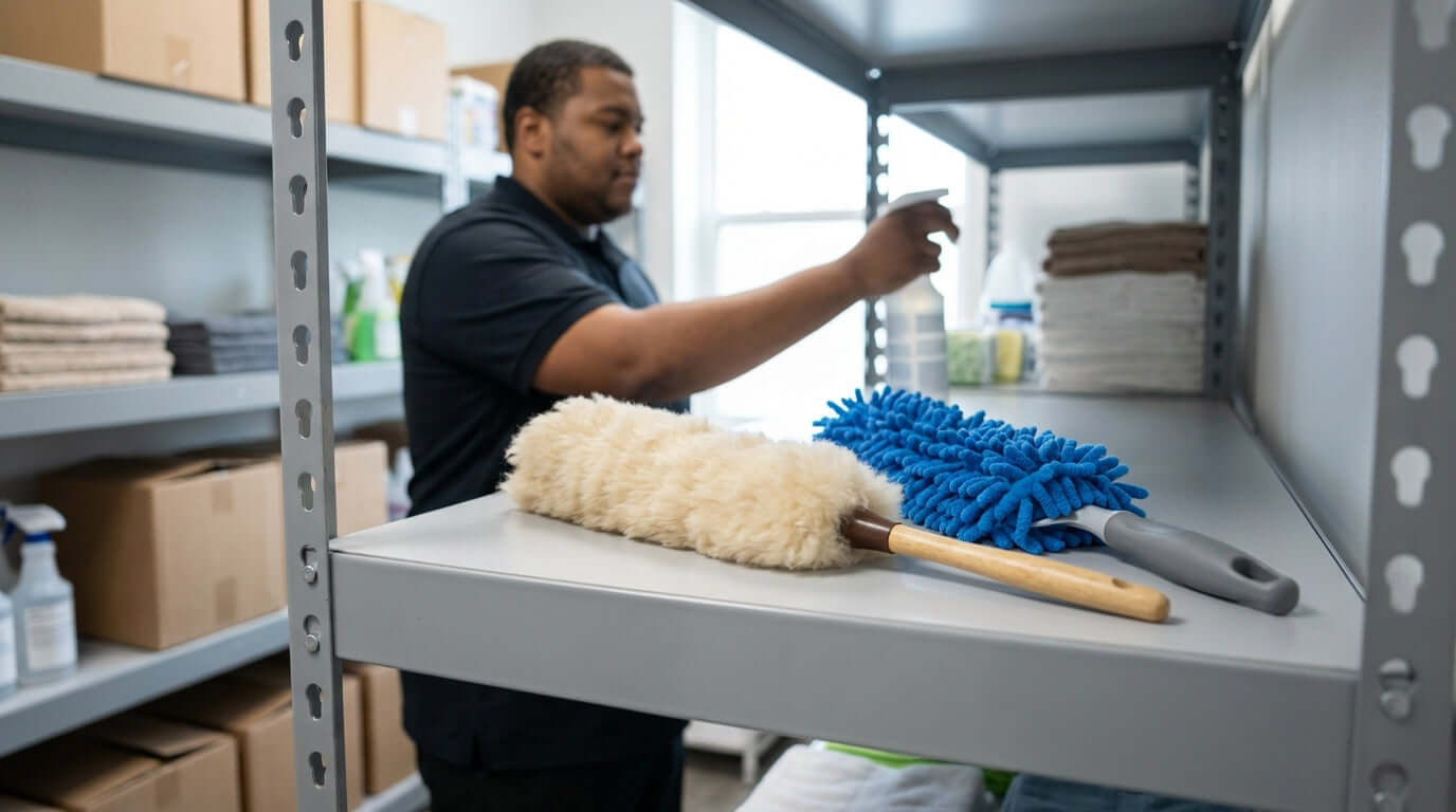Microfiber vs. Lambswool: Choosing the Best Duster for Your Business