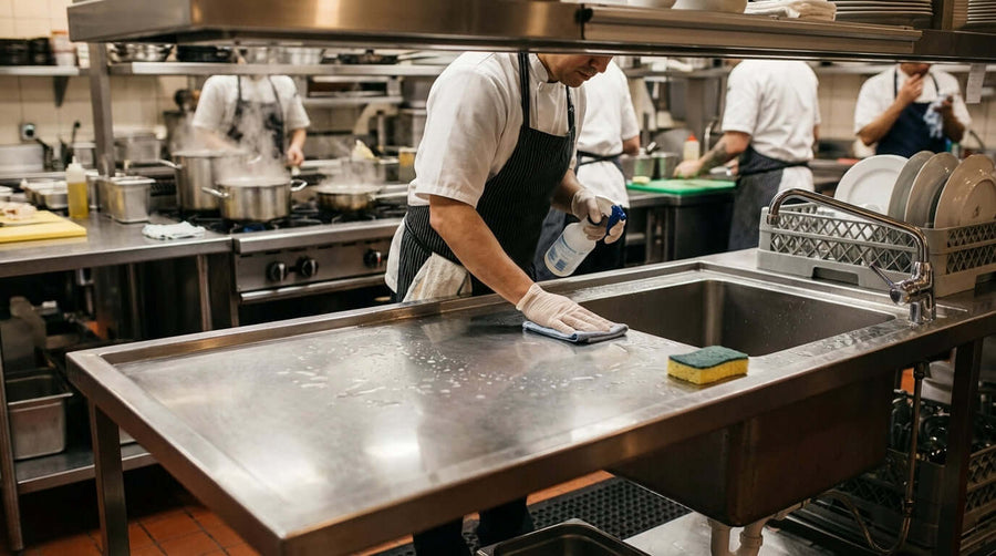 Keeping it Clean: How to Sanitize and Maintain Your Stainless Steel Dishtables