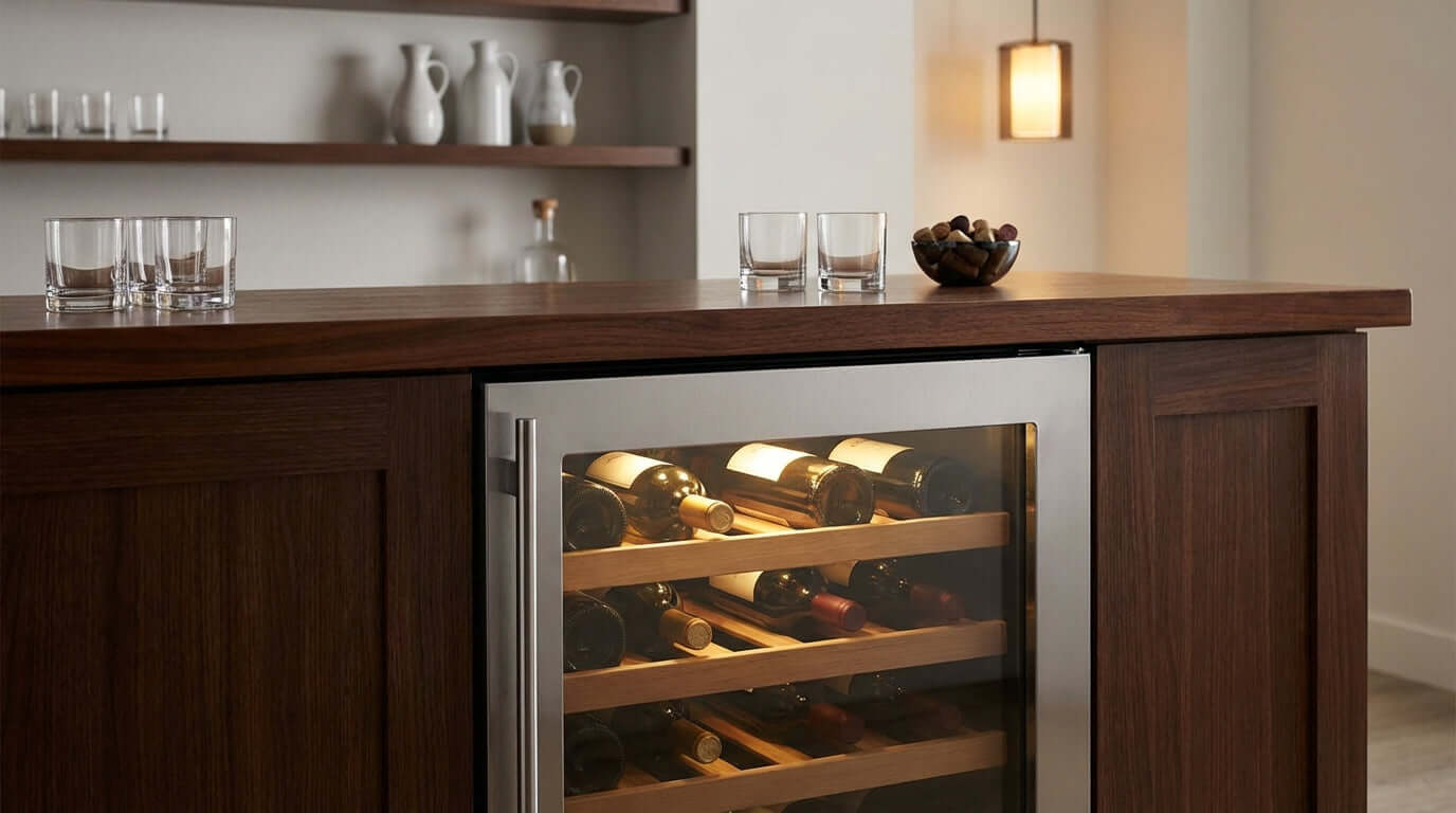 Maximizing Your Space: Integrating a Built-In Wine Cooler into Your Bar Design