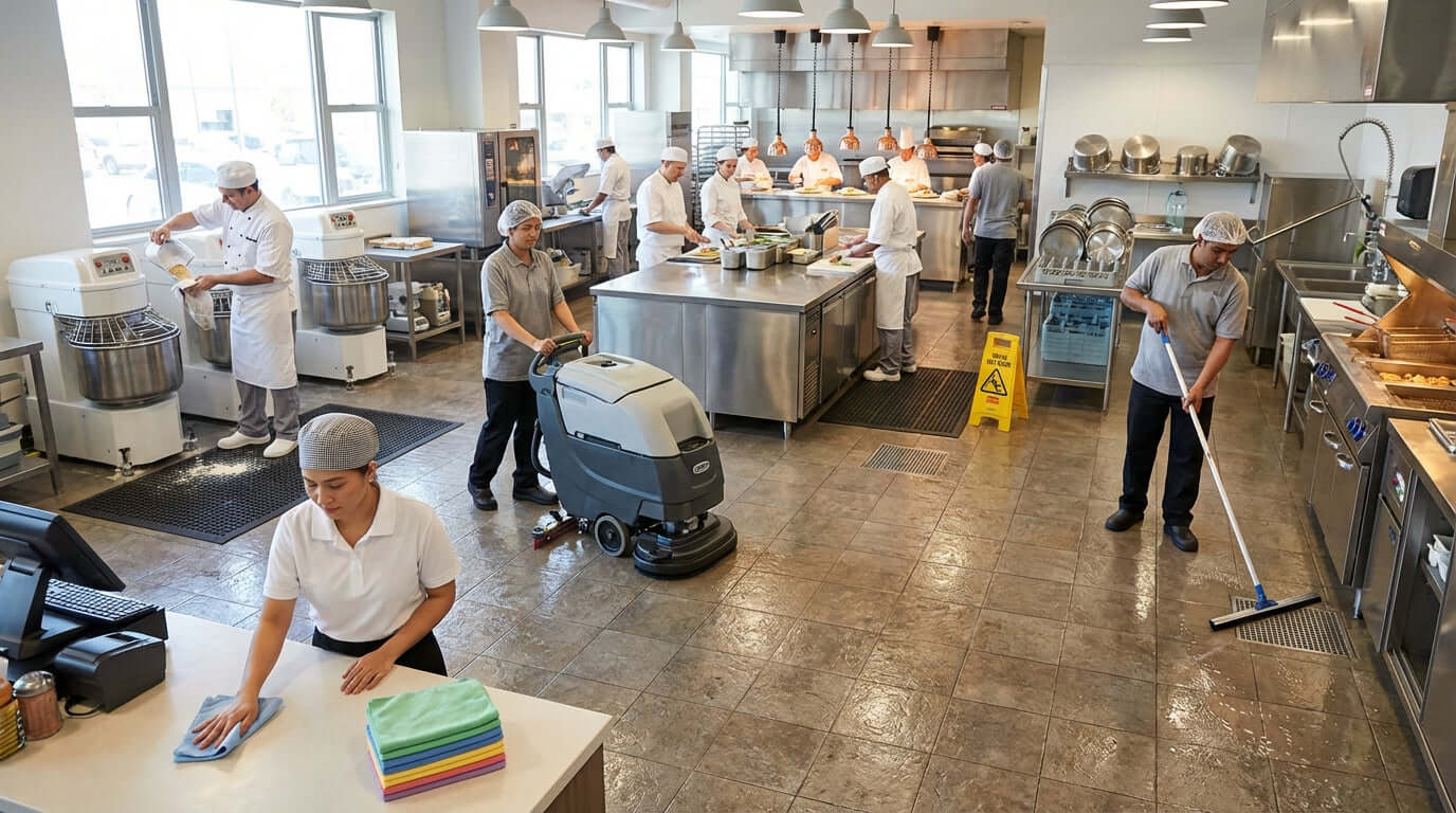 5 Tips for Maximizing Floor Safety and Hygiene in Your Commercial Kitchen