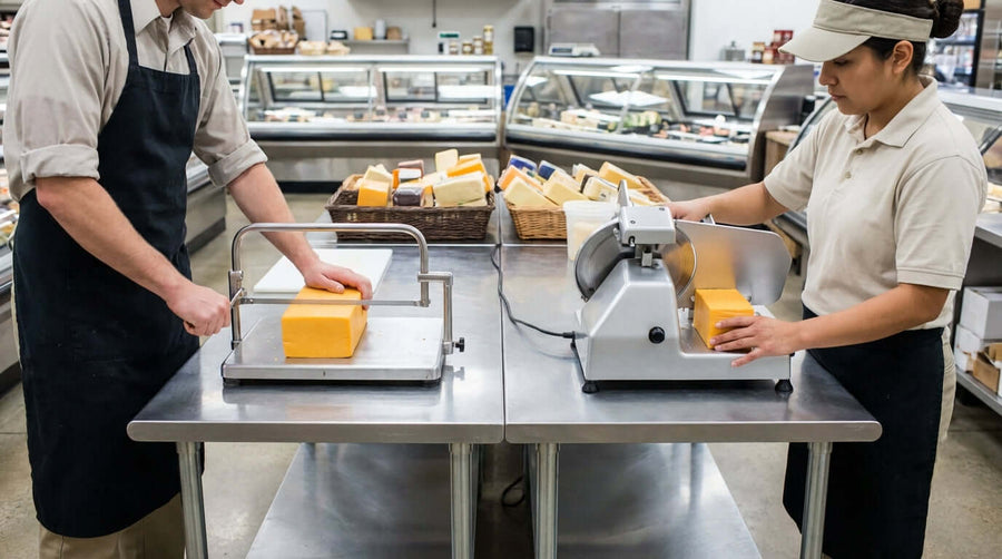 Manual vs. Automatic Cheese Cutters: Which is Best for Your Business?