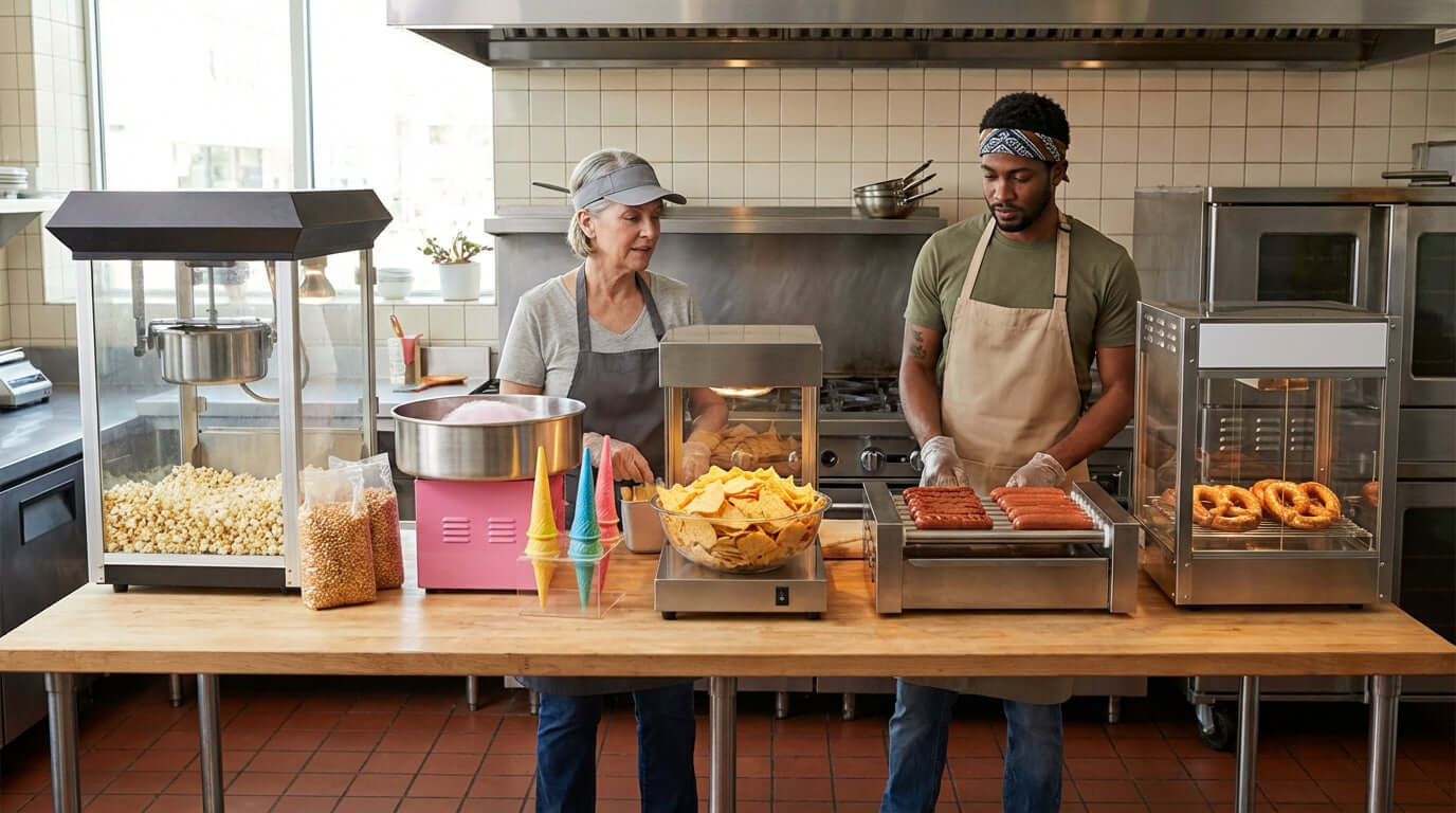 5 High-Profit Concession Foods and the Equipment You Need to Sell Them