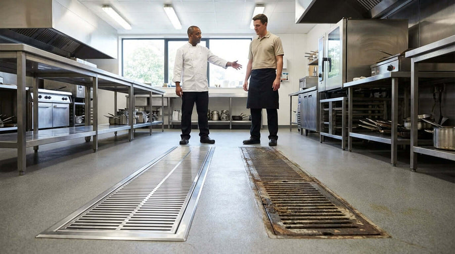 Stainless Steel vs. The Rest: Why Material Matters for Your Food Service Drains