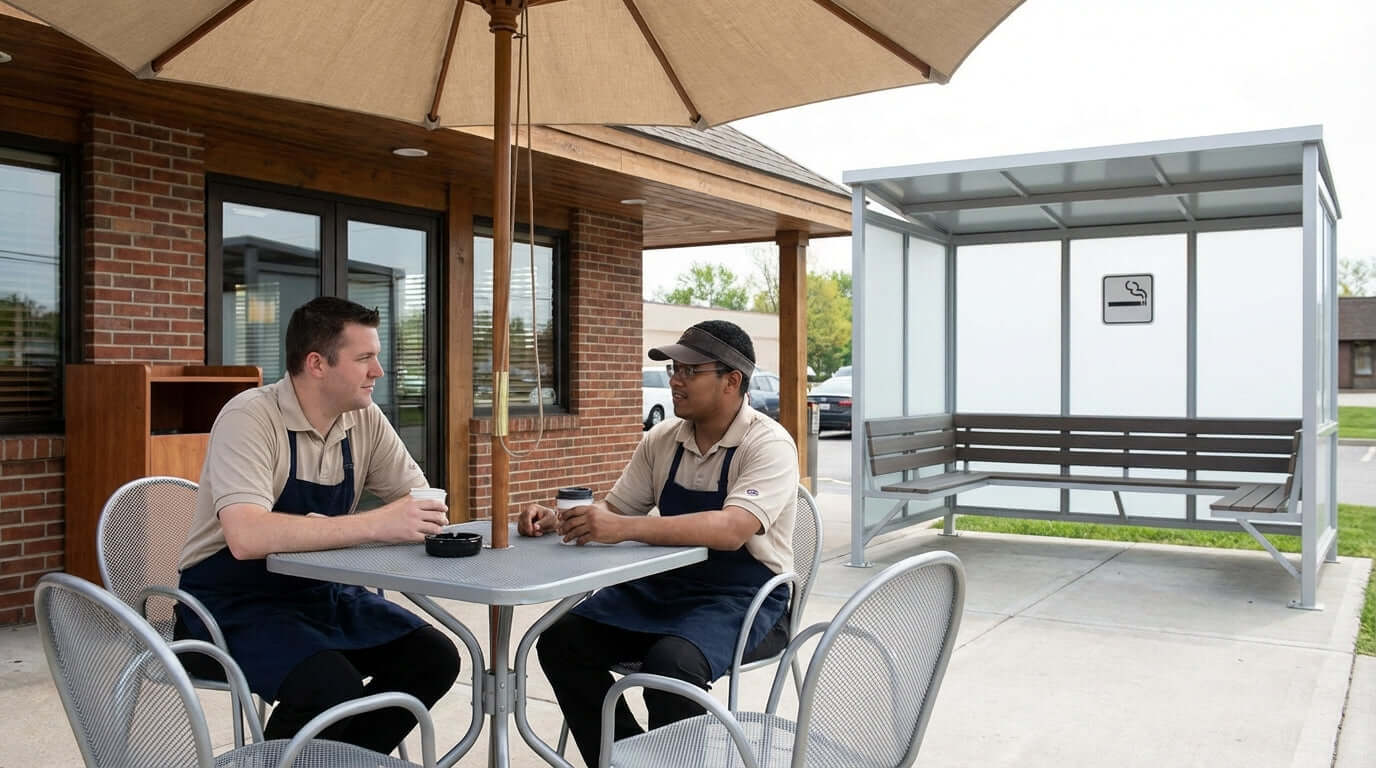 Creating a Welcoming Space: Enhancing Guest Experience with Designated Smoking Areas